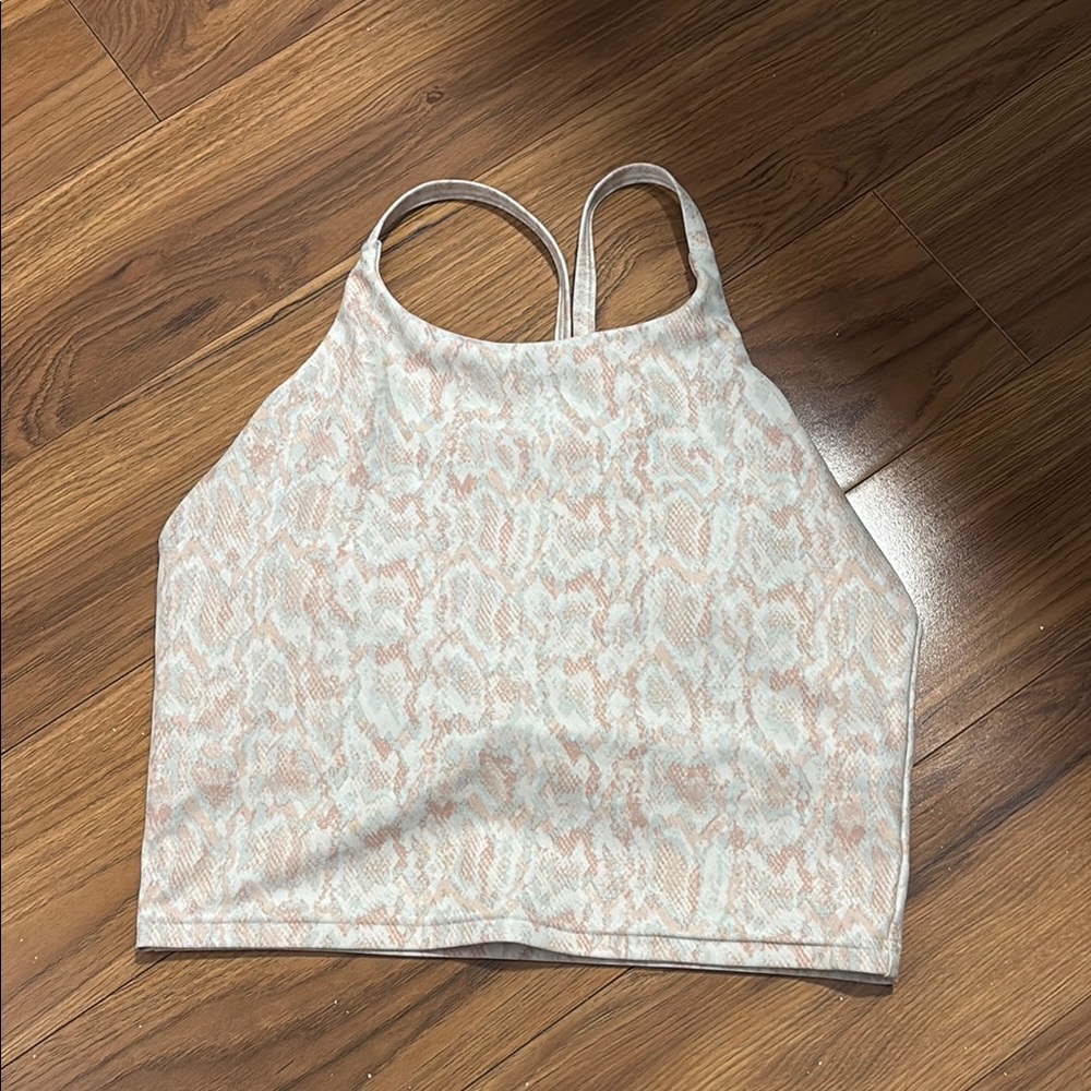 Old Navy snakeskin crop top